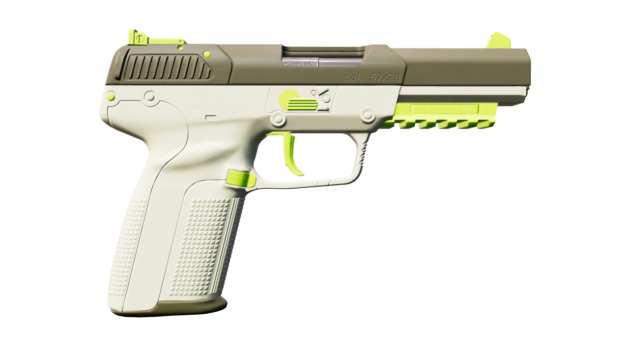 Back view of Five-SeveN | Hot Shot