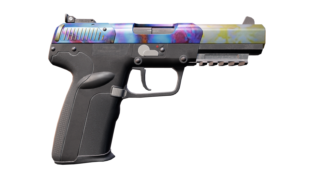 Back view of Five-SeveN | Case Hardened