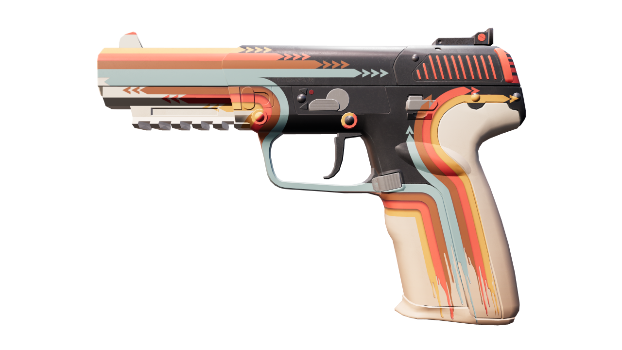 Front view of Five-SeveN | Retrobution