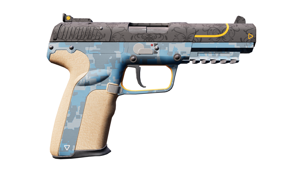 Back view of Five-SeveN | Triumvirate