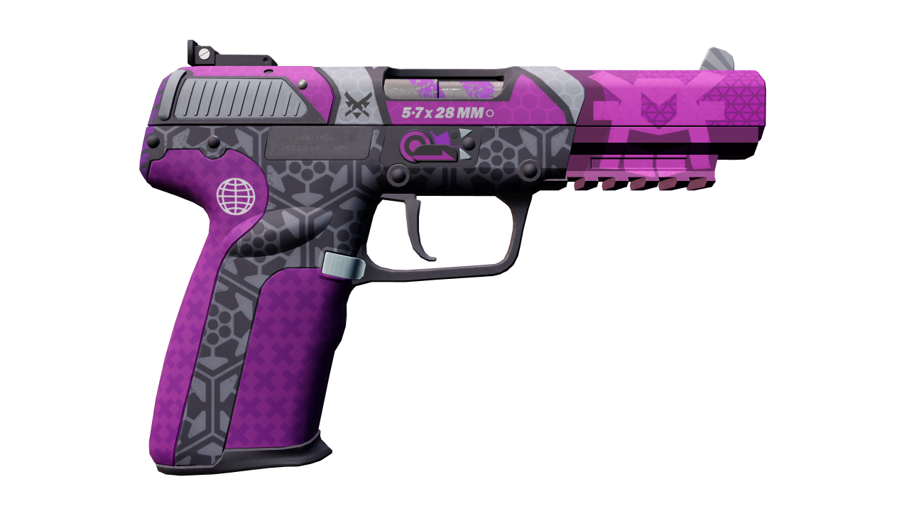 Back view of Five-SeveN | Violent Daimyo