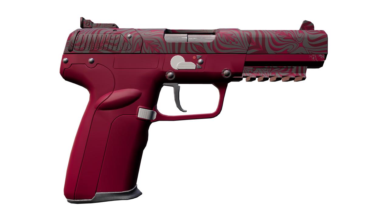 Back view of Five-SeveN | Crimson Blossom
