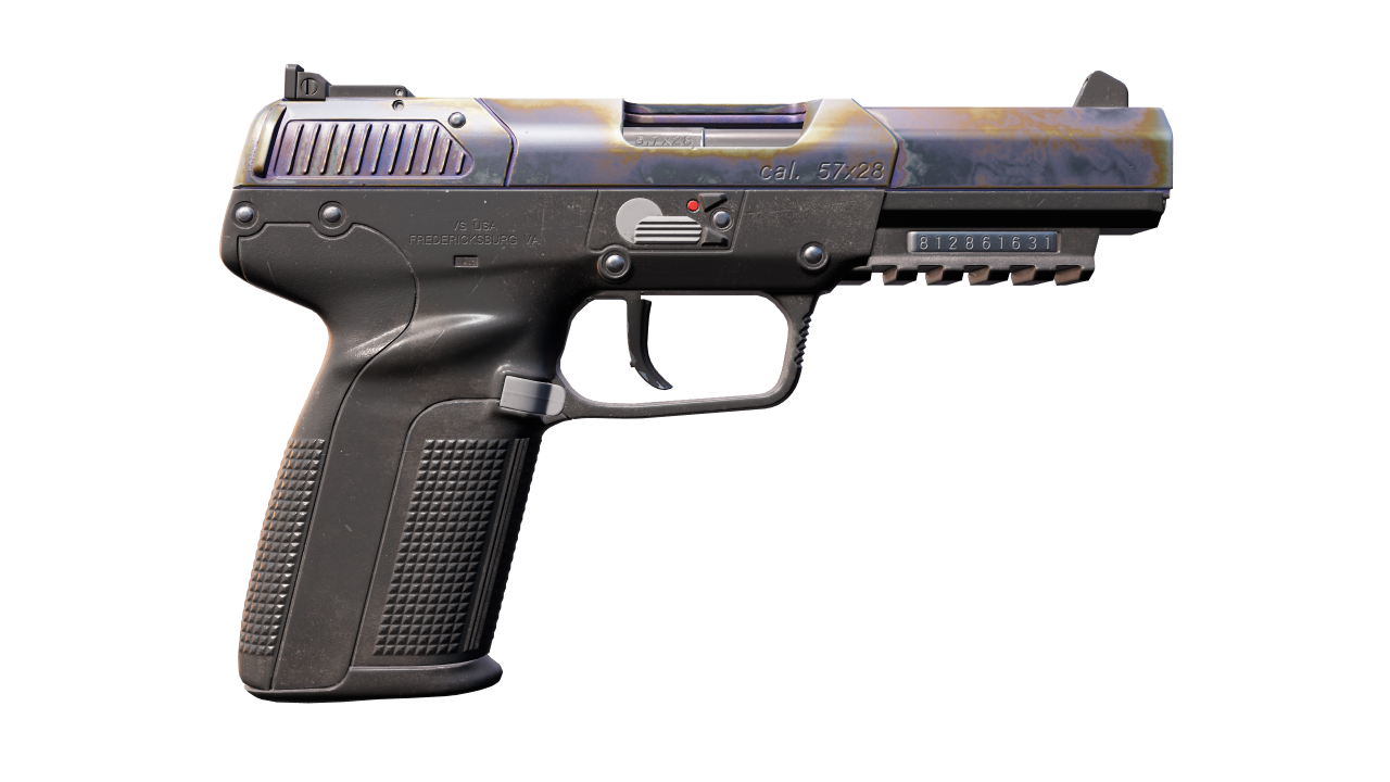 Back view of Five-SeveN | Heat Treated