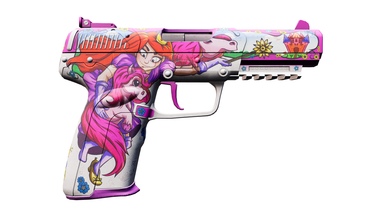 Back view of Five-SeveN | Fairy Tale