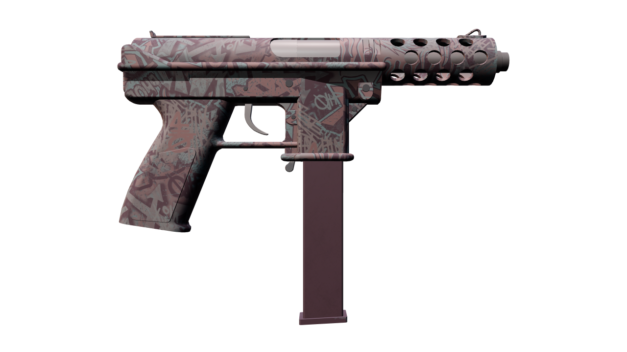 Back view of Tec-9 | Phoenix Chalk