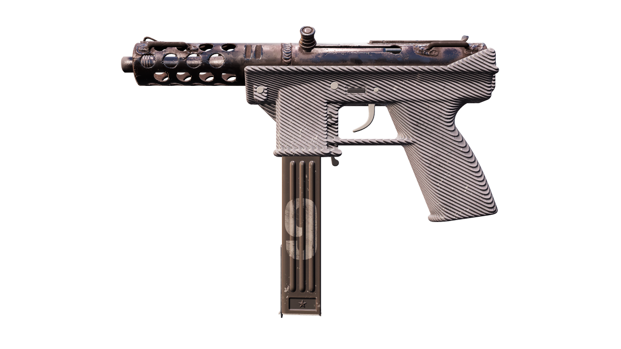 Front view of Tec-9 | Slag