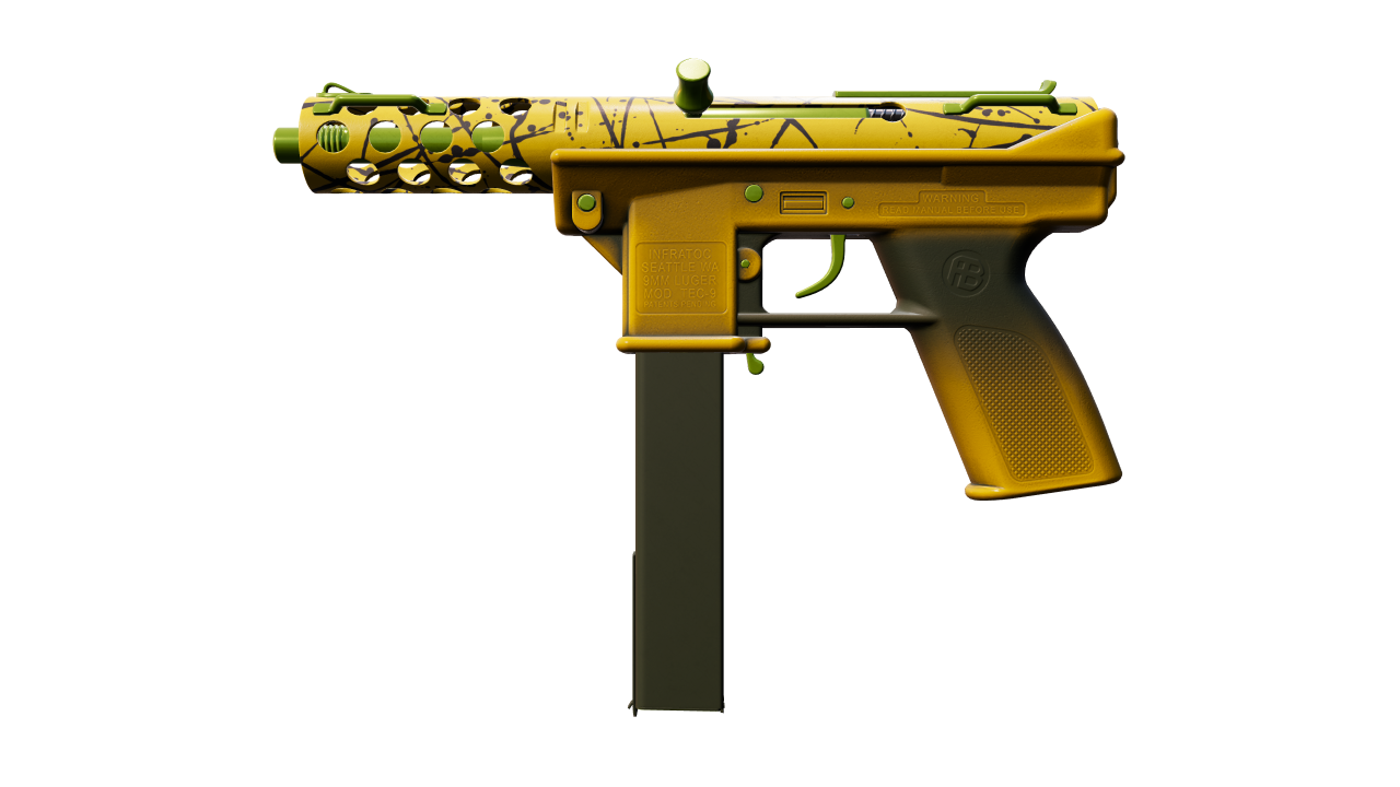 Front view of Tec-9 | Citric Acid