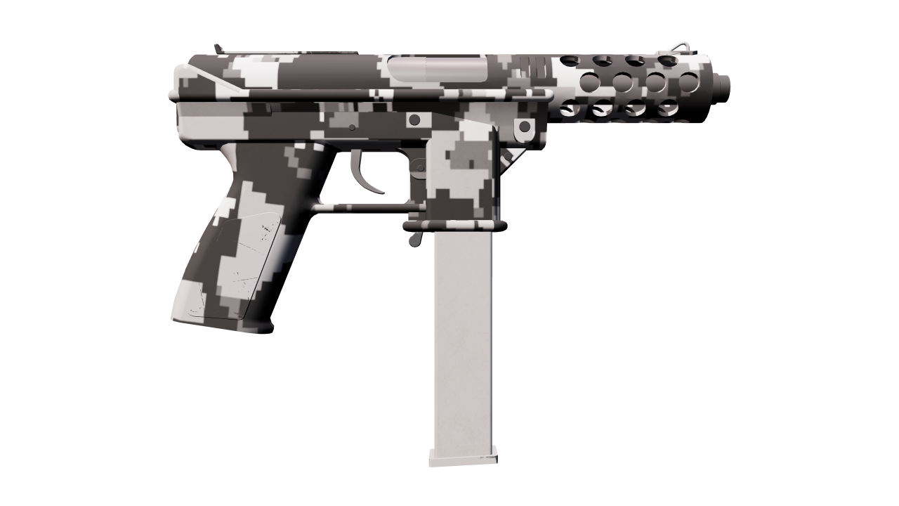Back view of Tec-9 | Urban DDPAT