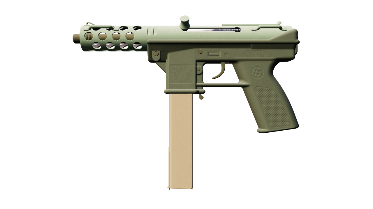 Front view of Tec-9 | Groundwater