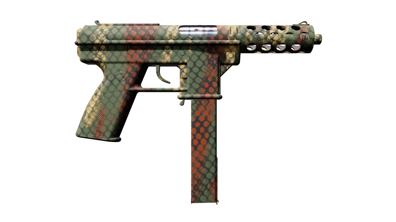 Back view of Tec-9 | Army Mesh
