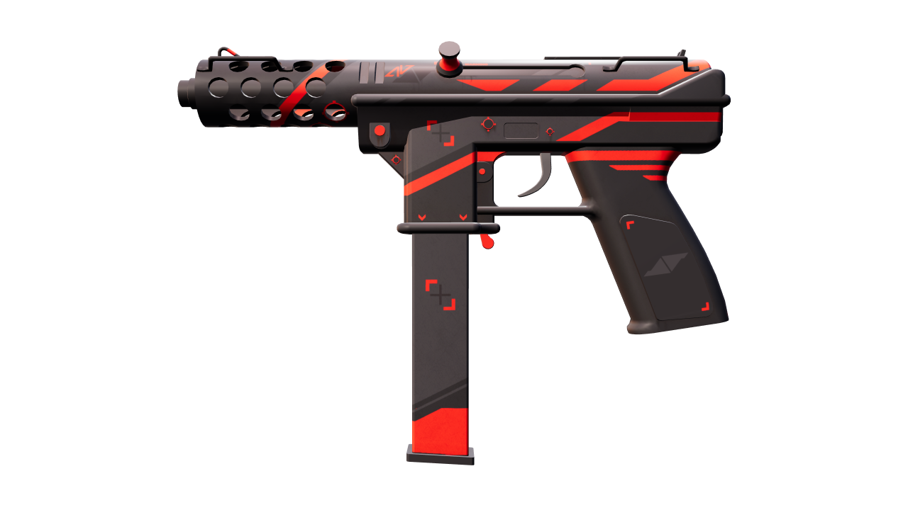 Front view of Tec-9 | Isaac