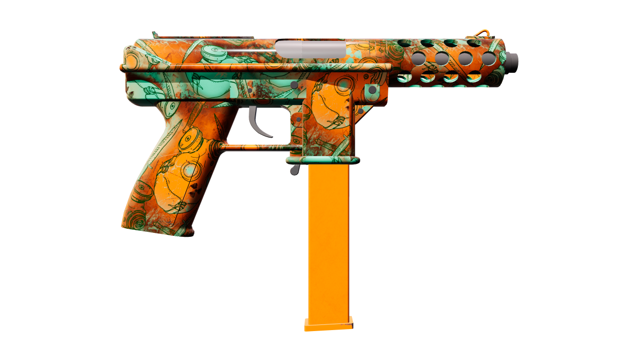 Back view of Tec-9 | Toxic