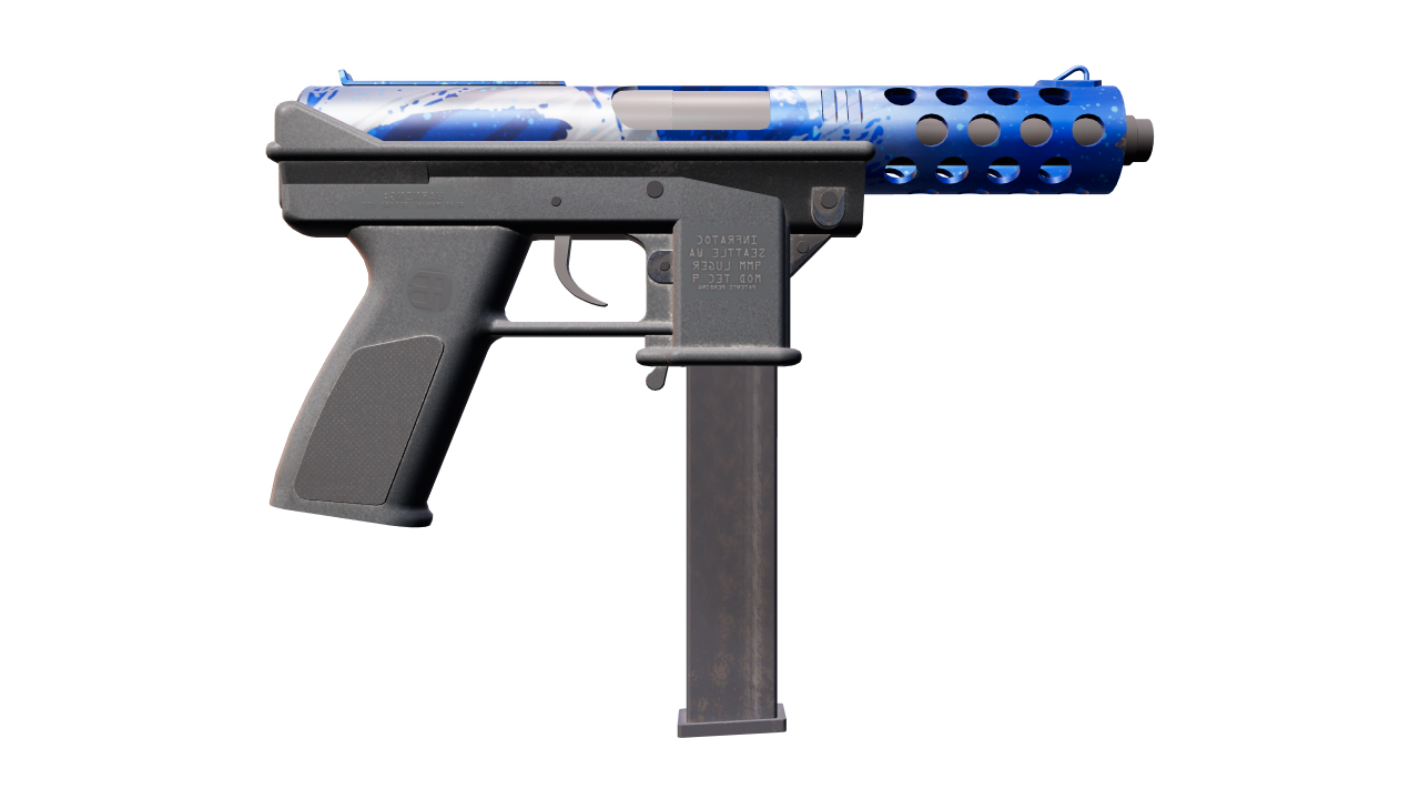 Back view of Tec-9 | Ice Cap