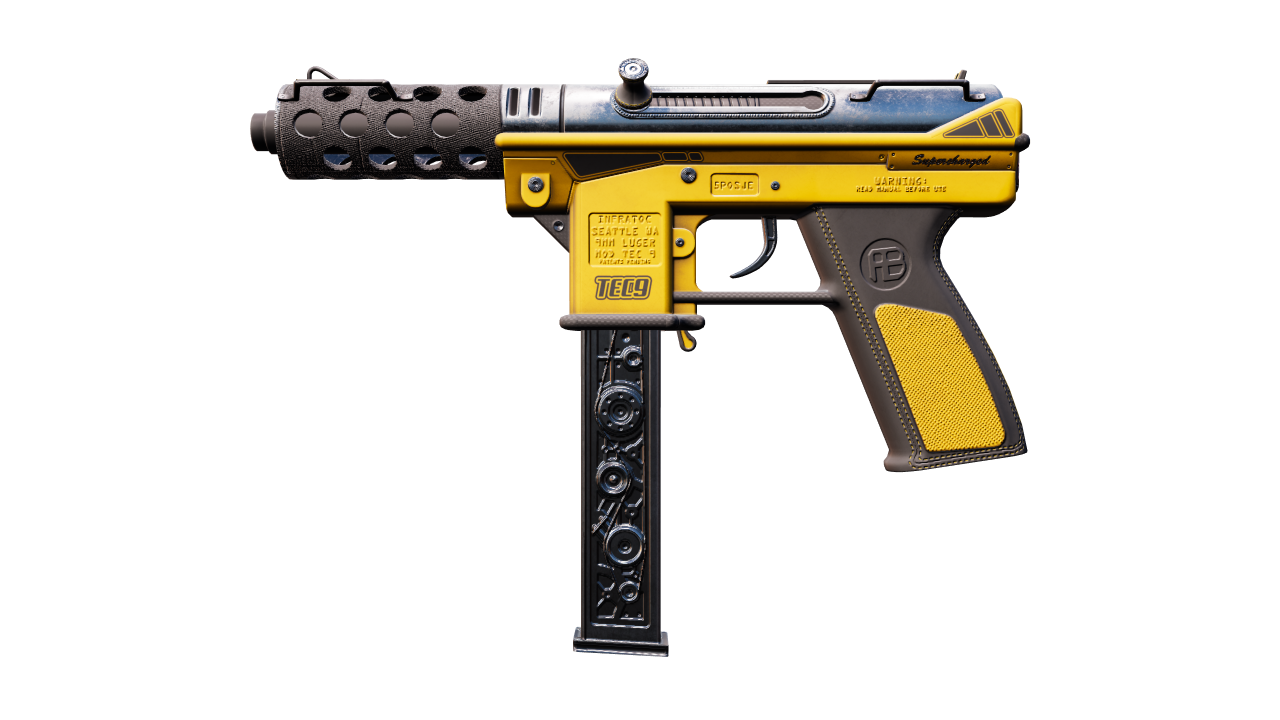 Front view of Tec-9 | Fuel Injector