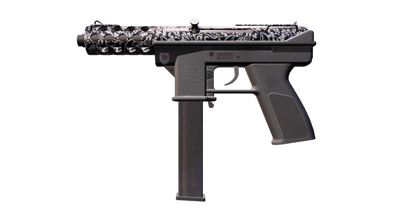 Front view of Tec-9 | Cut Out