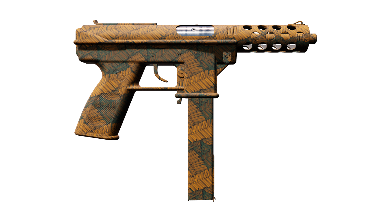 Back view of Tec-9 | Rust Leaf