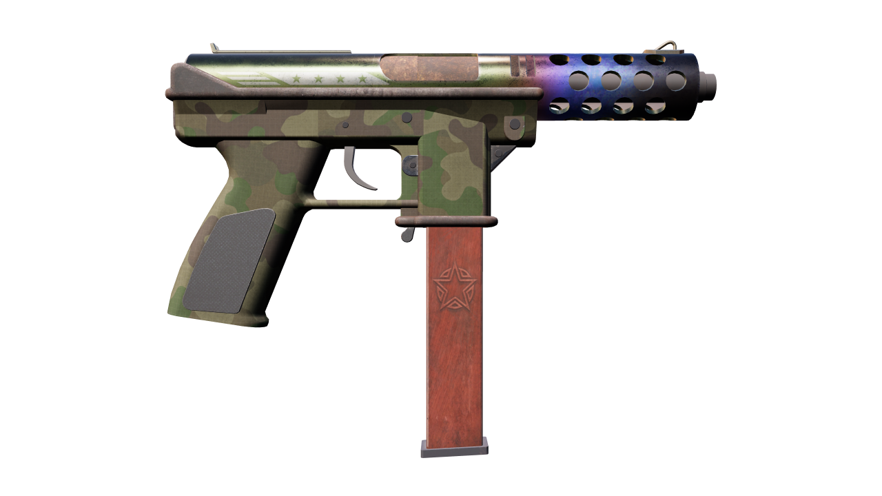 Back view of Tec-9 | Fubar