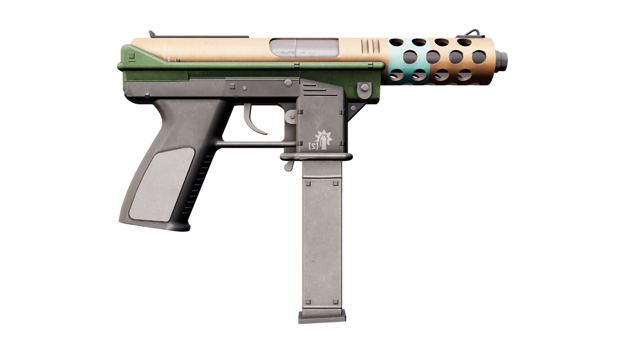 Back view of Tec-9 | Flash Out
