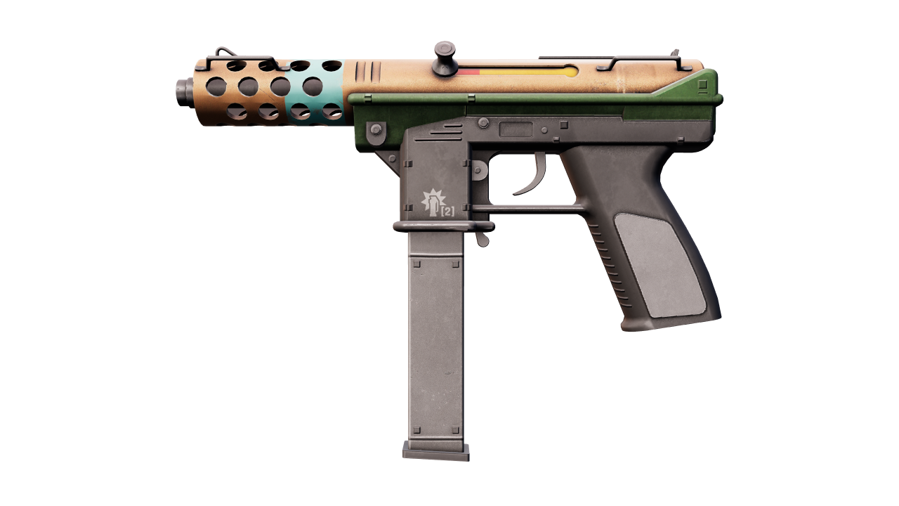 Front view of Tec-9 | Flash Out