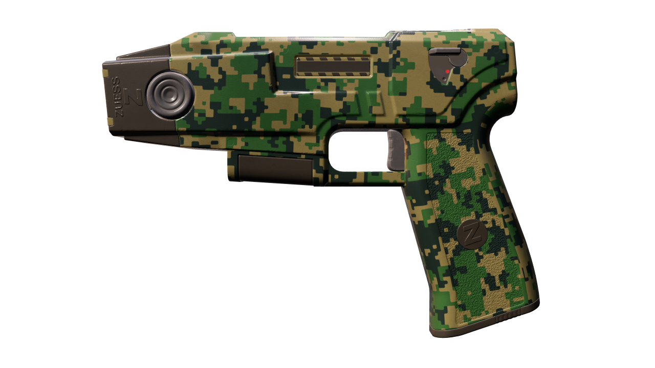 Front view of Zeus x27 | Swamp DDPAT