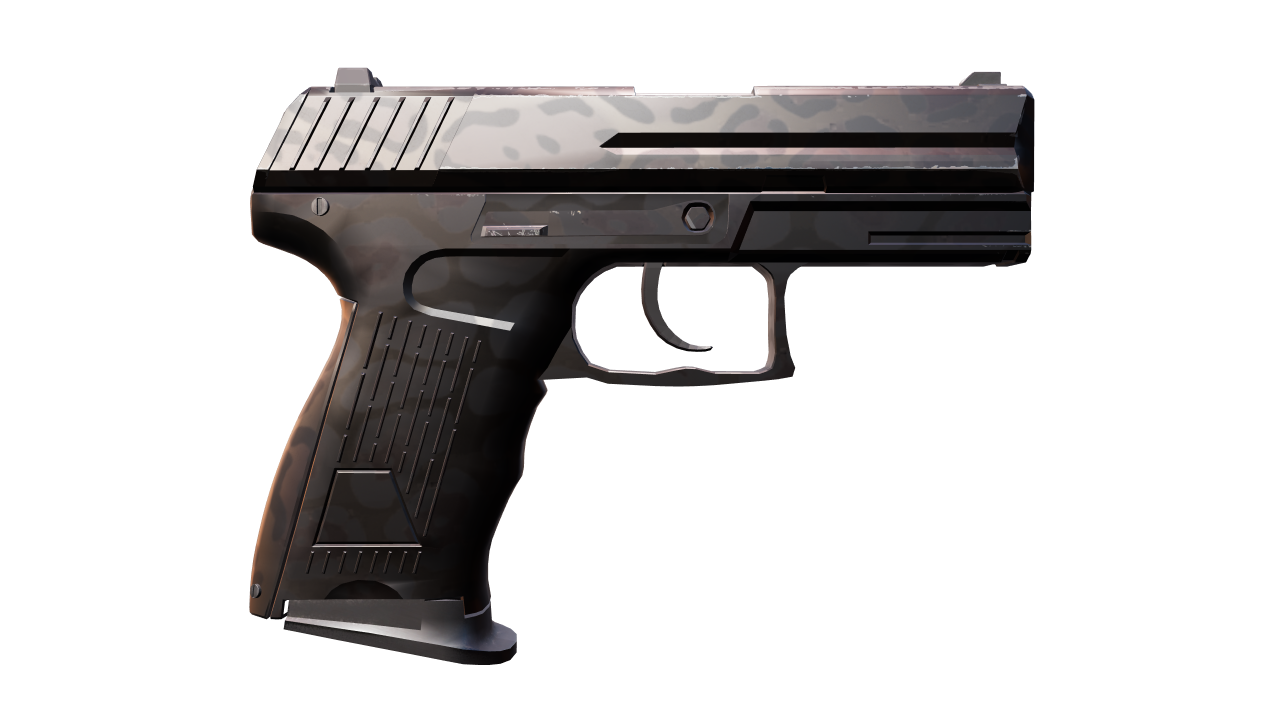 Back view of P2000 | Panther Camo