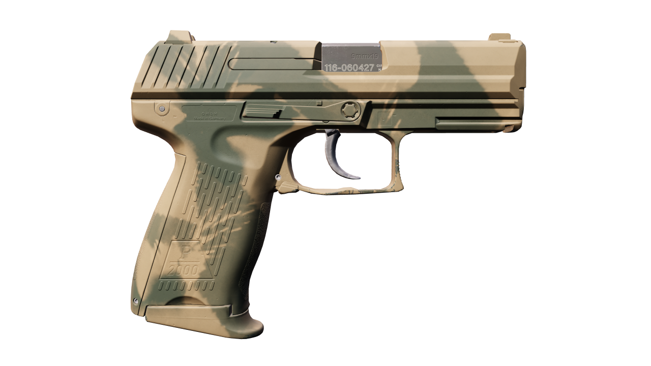 Back view of P2000 | Grassland Leaves