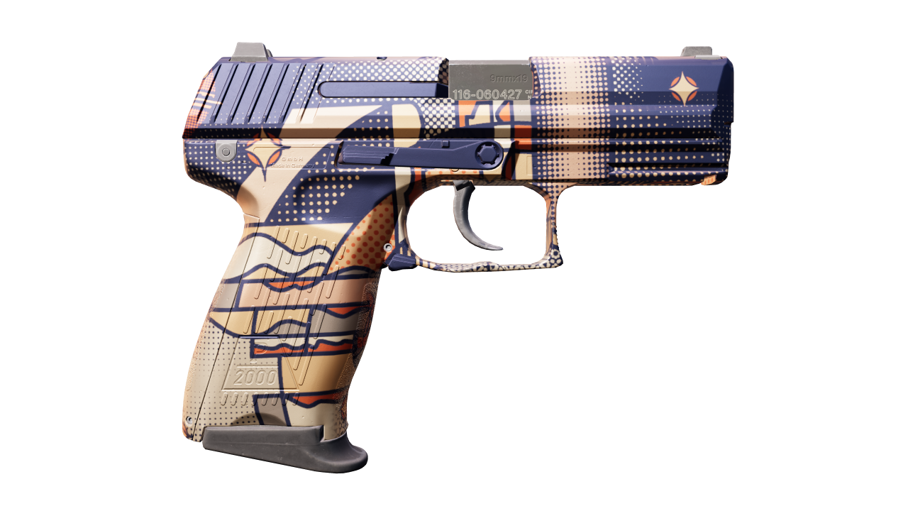 Back view of P2000 | Space Race