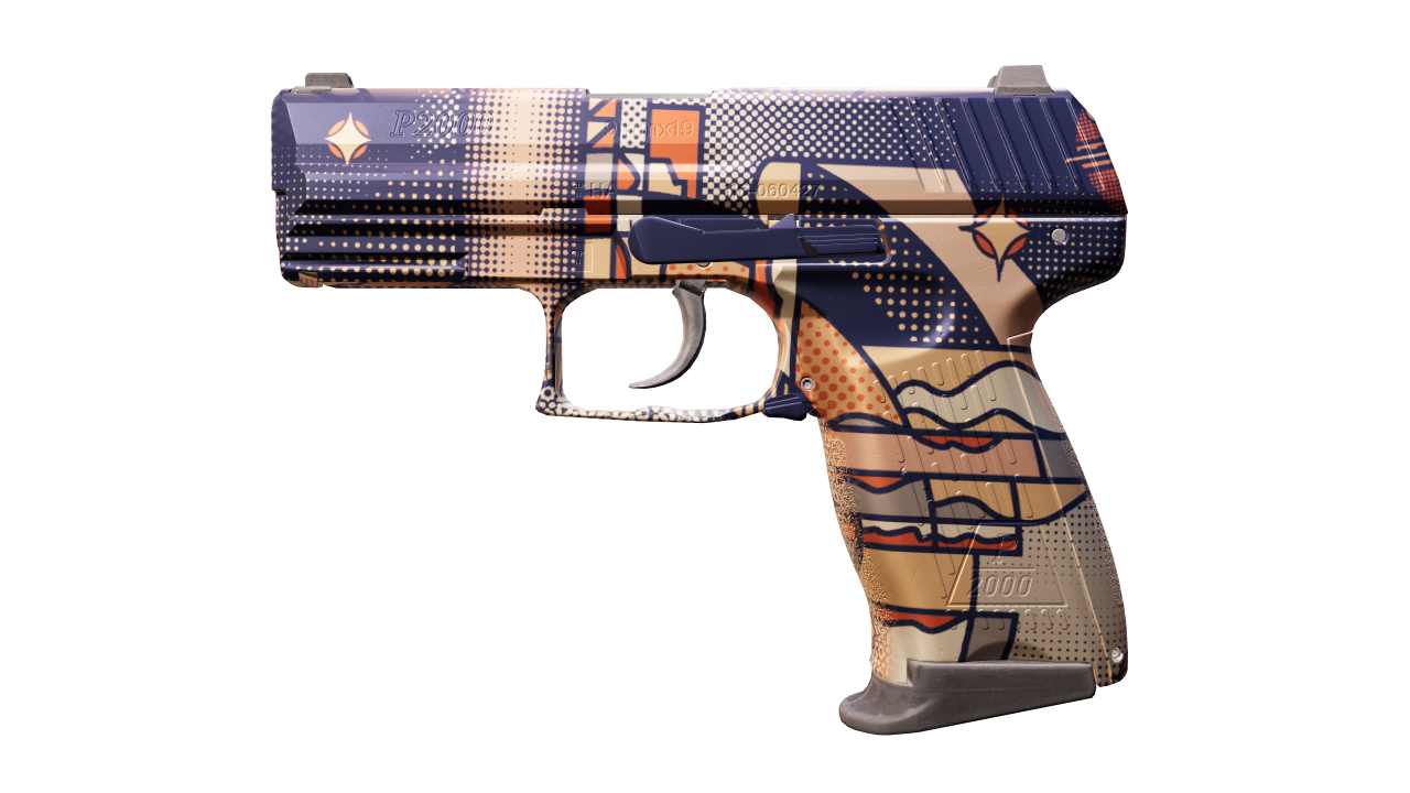 Front view of P2000 | Space Race