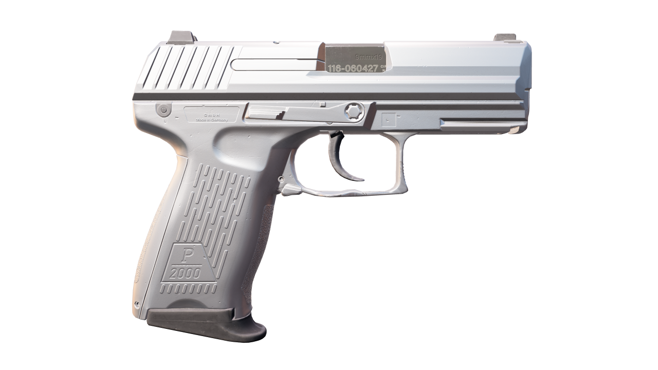 Back view of P2000 | Silver