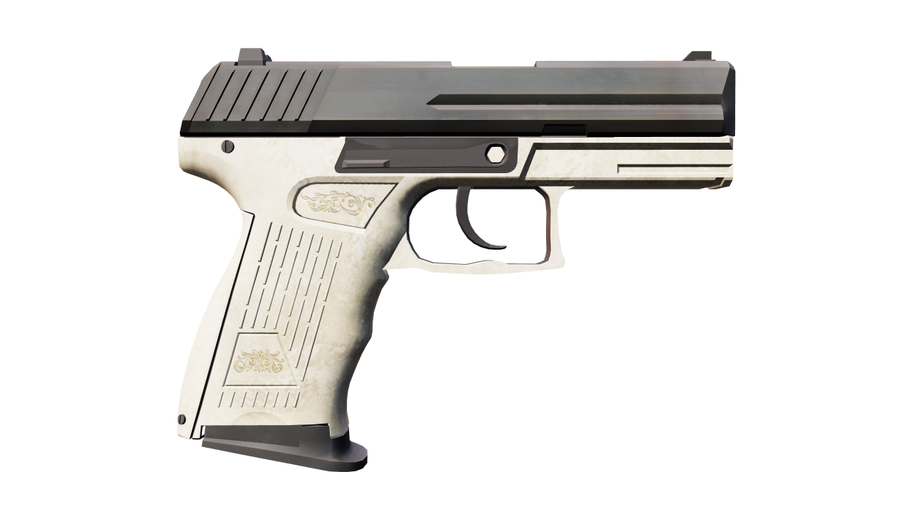Back view of P2000 | Ivory