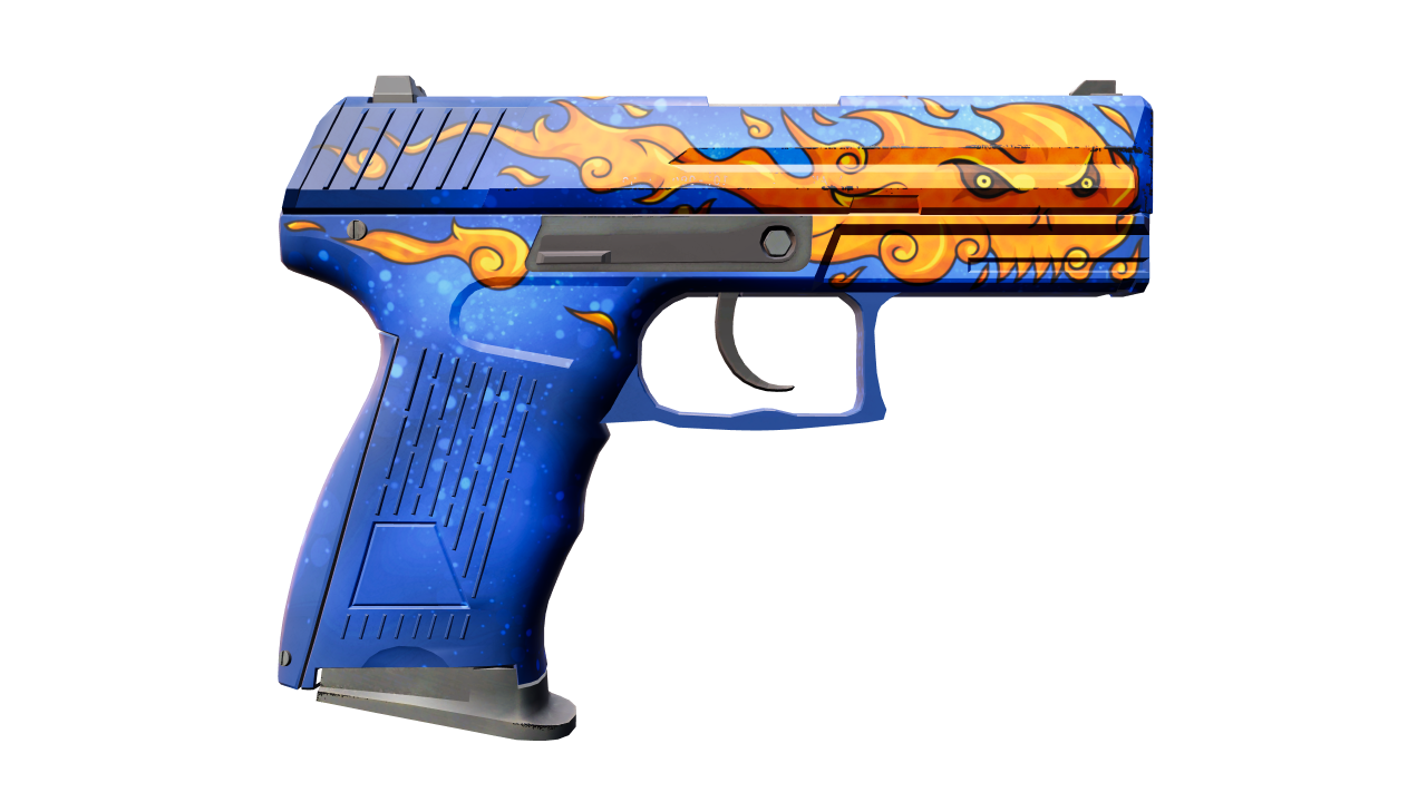 Back view of P2000 | Fire Elemental