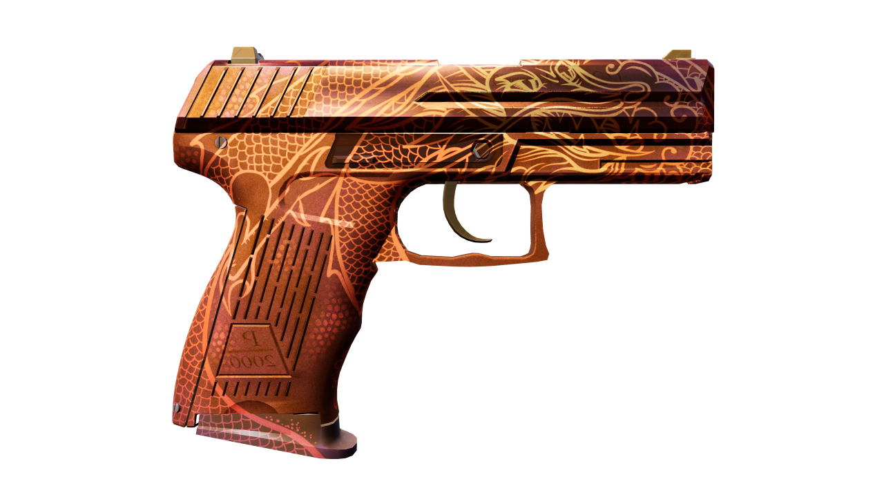 Back view of P2000 | Imperial Dragon