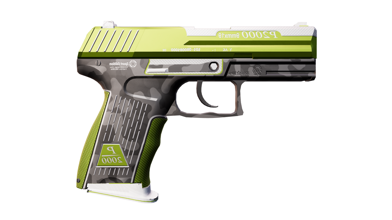 Back view of P2000 | Turf