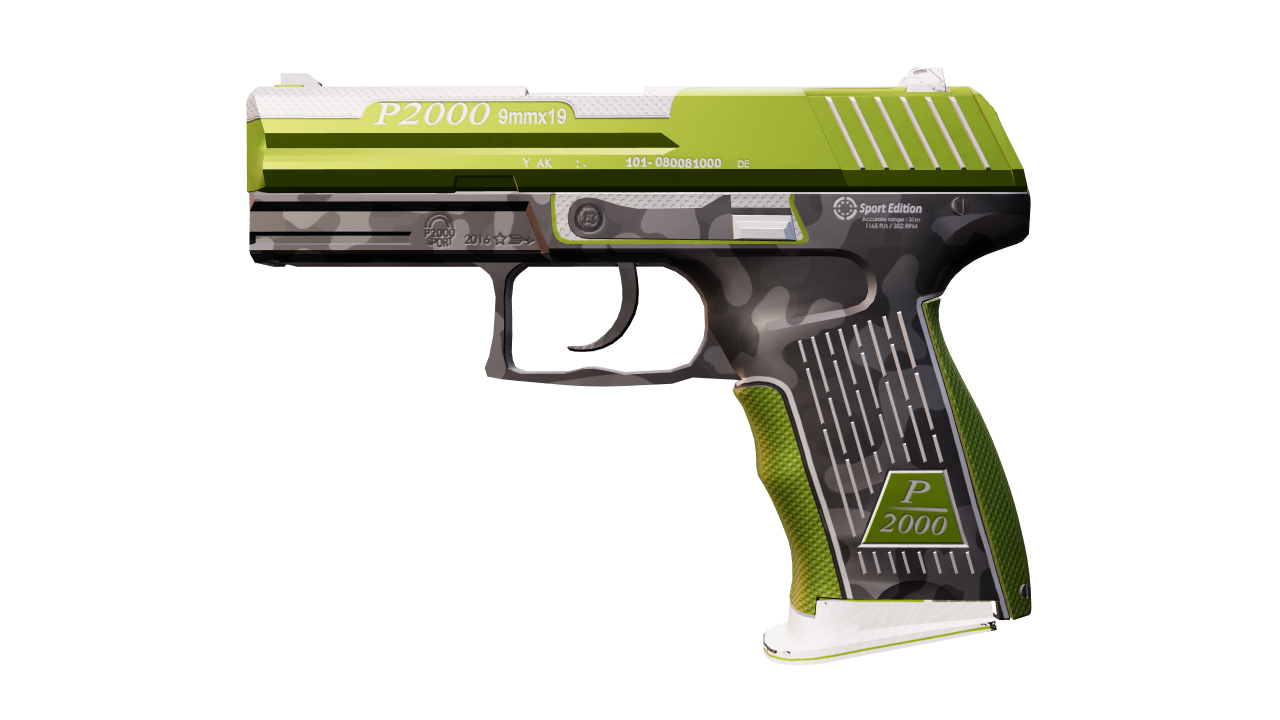 Front view of P2000 | Turf