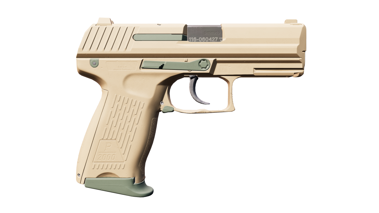 Back view of P2000 | Grassland
