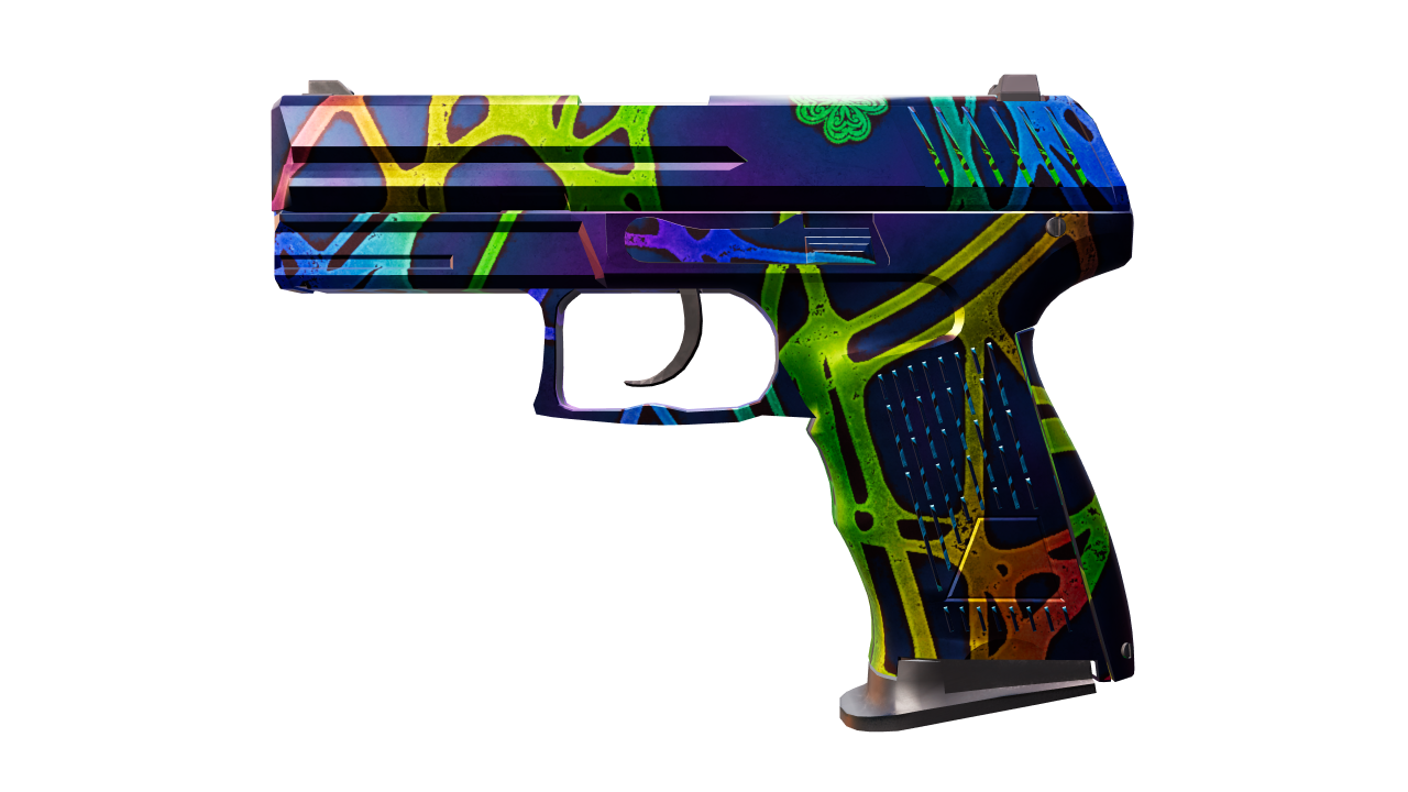 Front view of P2000 | Acid Etched