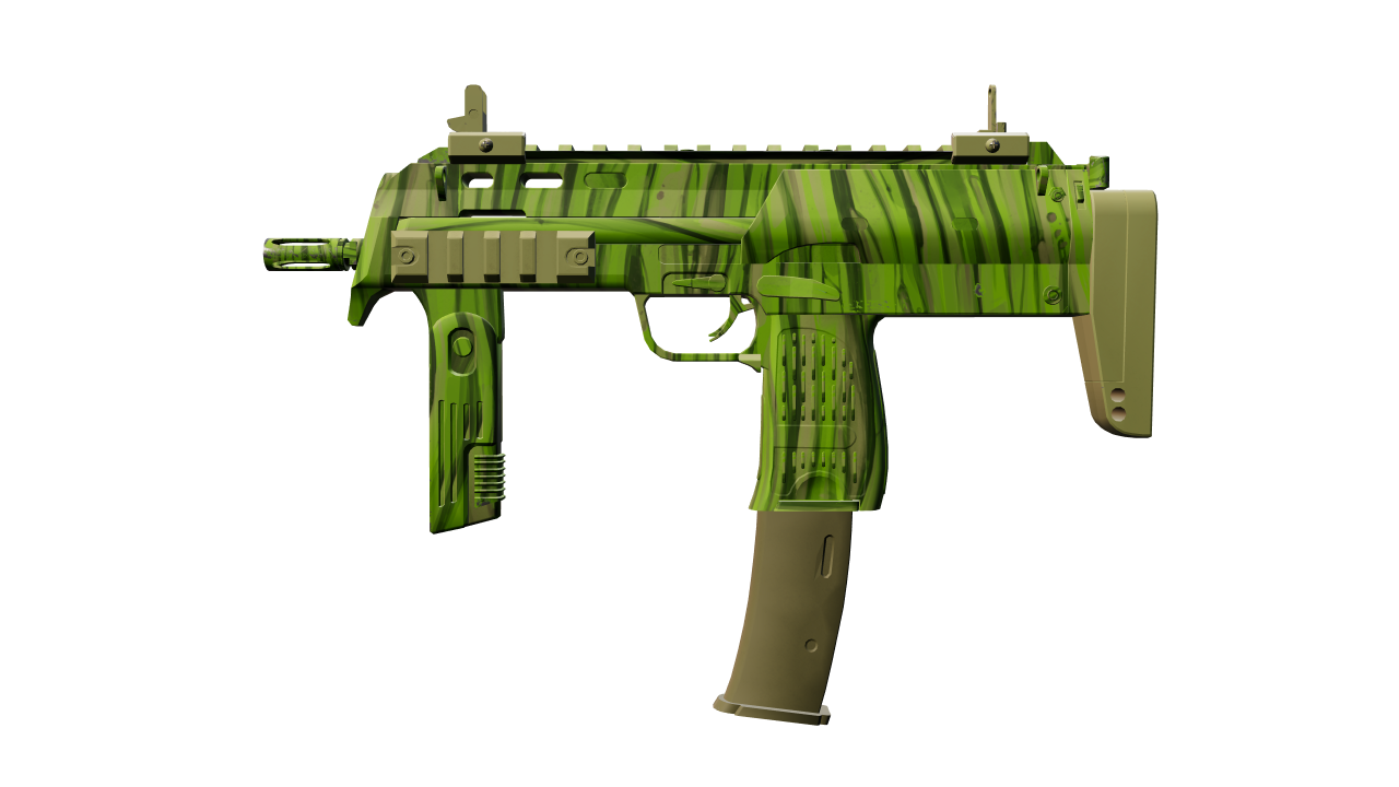 Front view of MP7 | Tall Grass