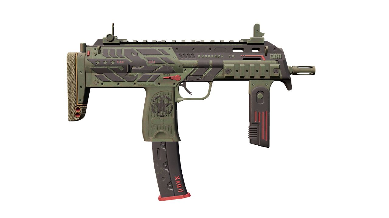 Back view of MP7 | Guerrilla