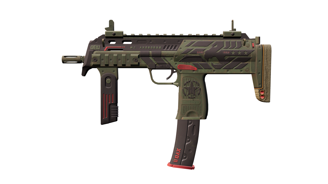 Front view of MP7 | Guerrilla