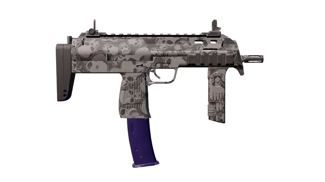 Back view of MP7 | Skulls