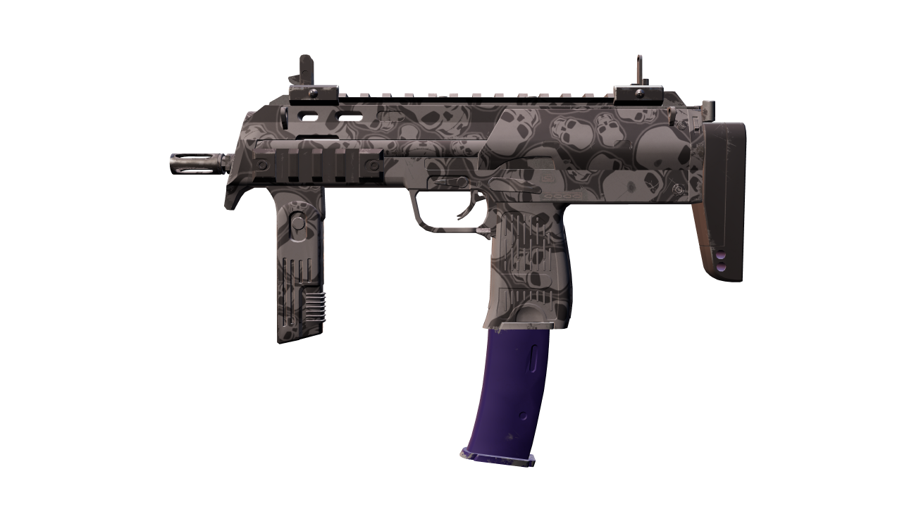 Front view of MP7 | Skulls