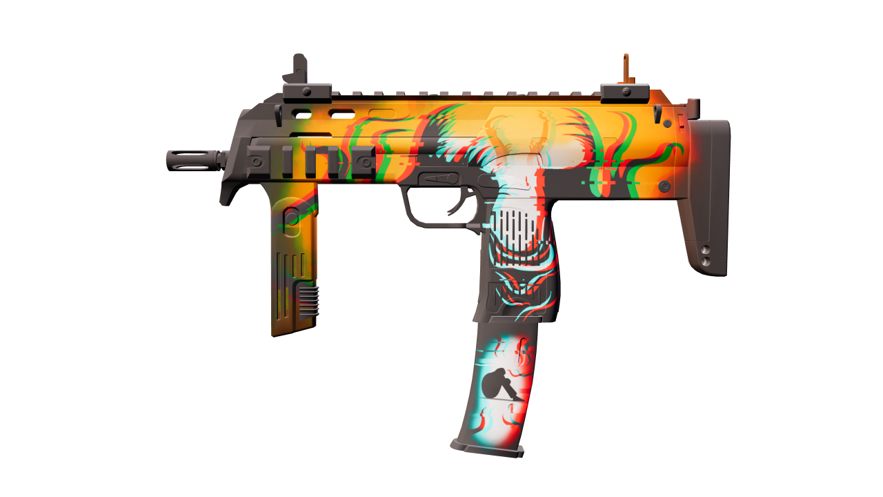 Front view of MP7 | Abyssal Apparition