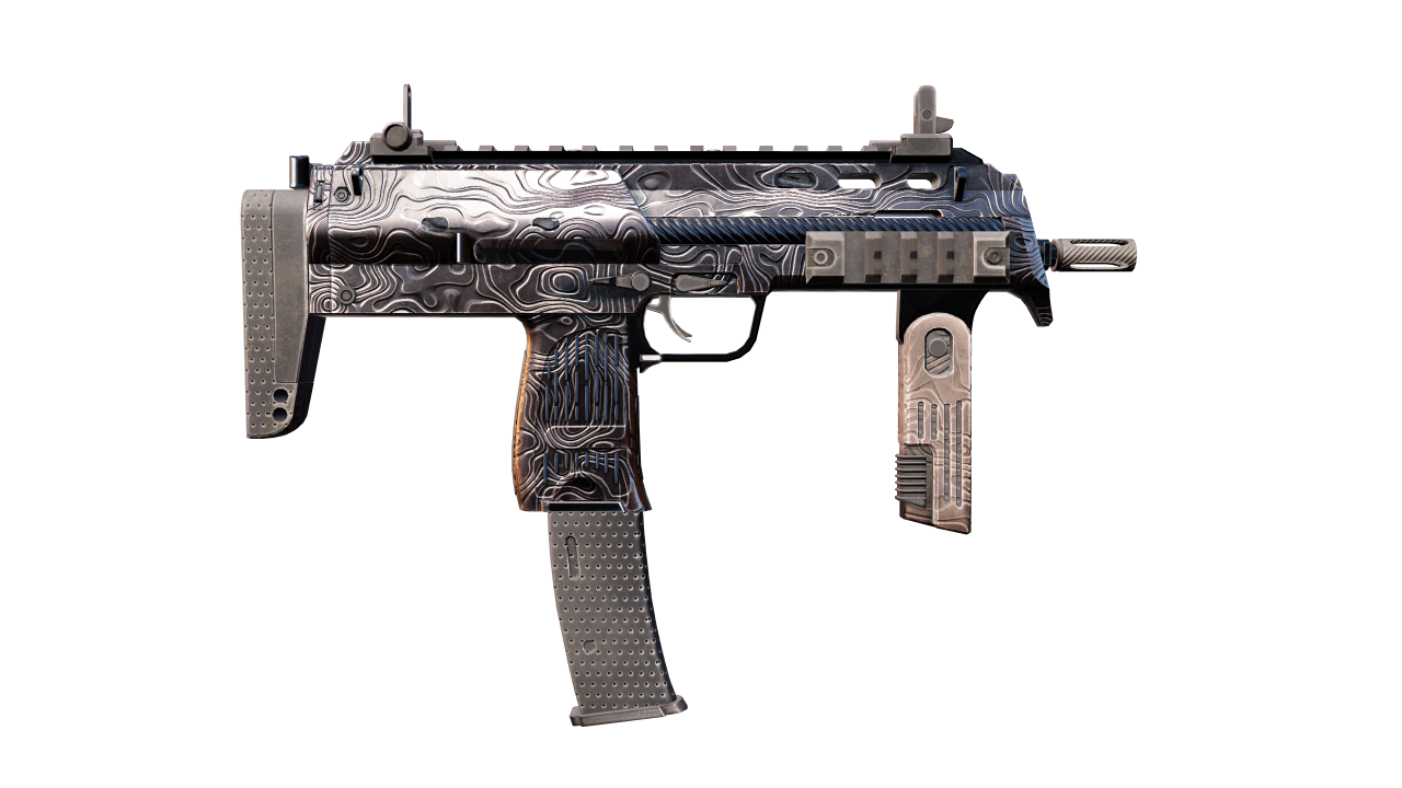 Back view of MP7 | Sunbaked