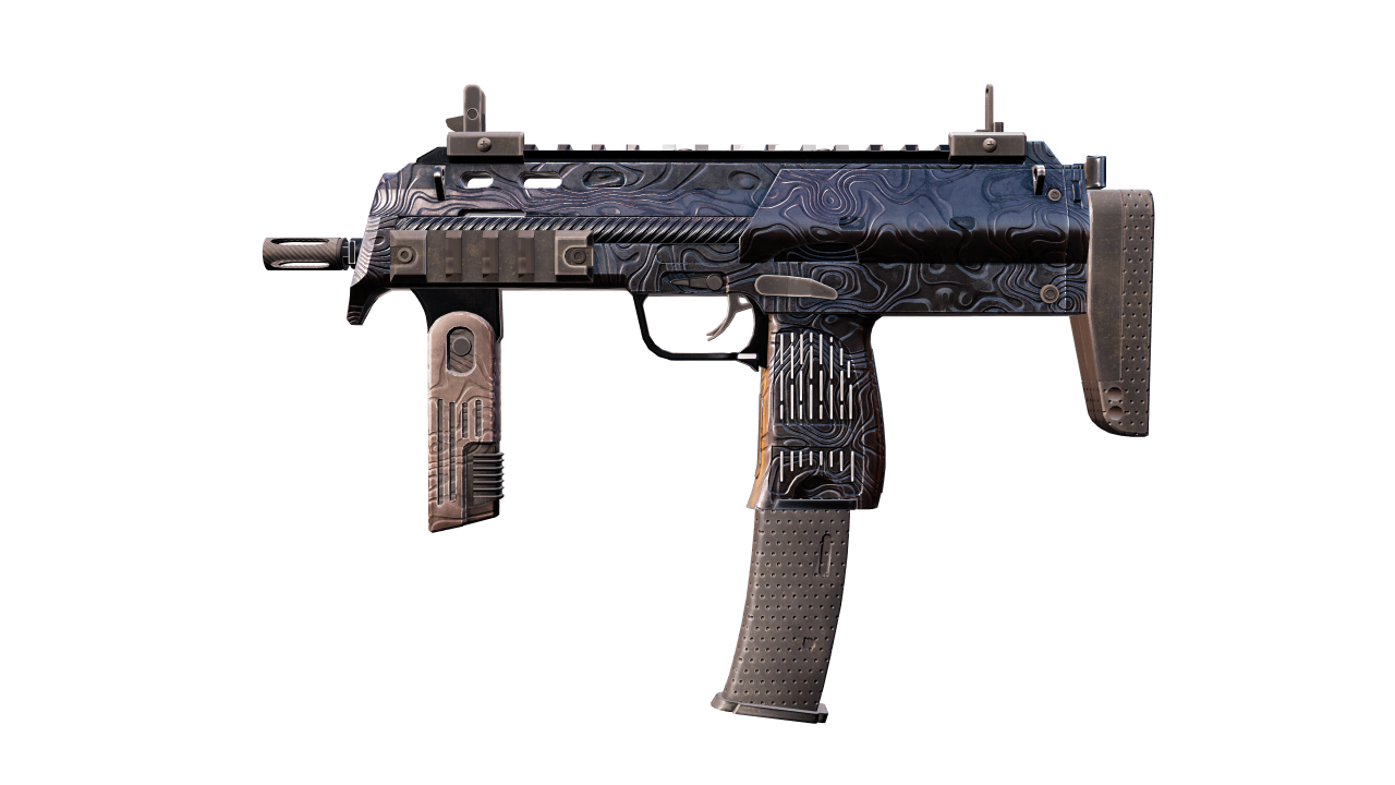 Front view of MP7 | Sunbaked