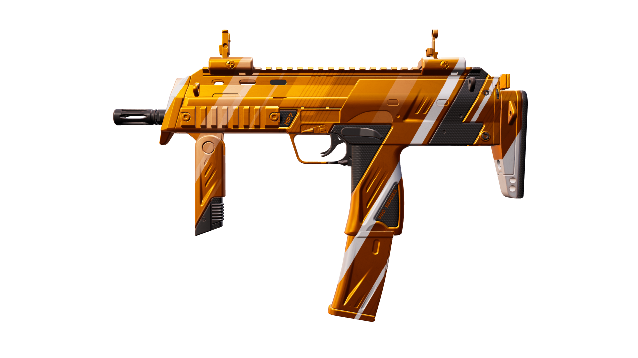 Front view of MP7 | Amberline