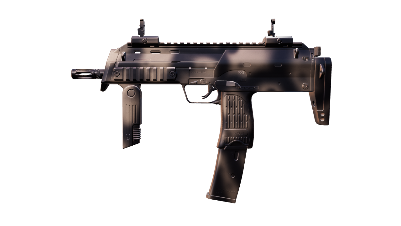 Front view of MP7 | Scorched