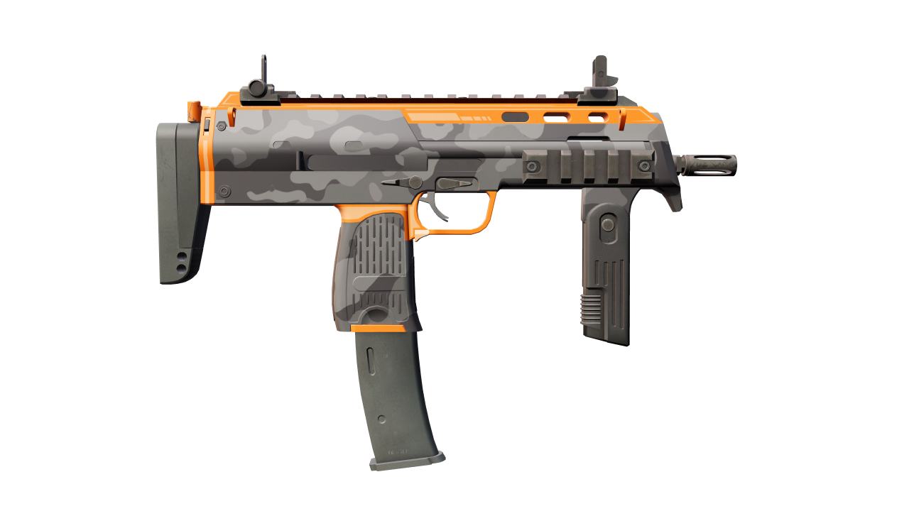 Back view of MP7 | Urban Hazard