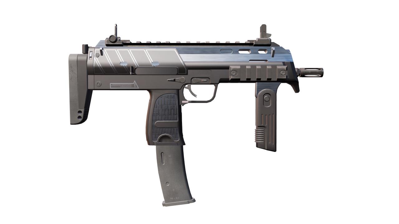 Back view of MP7 | Armor Core