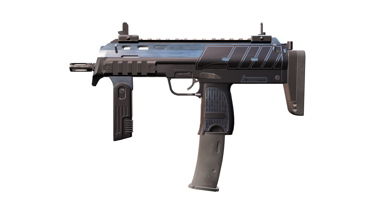 Front view of MP7 | Armor Core