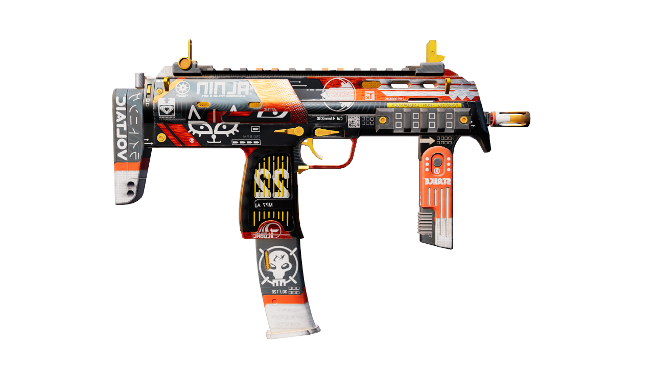 Back view of MP7 | Bloodsport